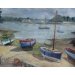 CIRCLE OF JOHN ANTHONY PARK (1880-1962). A River Estuary, oil on panel, 15½ x 20½in