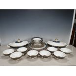 A Royal Doulton 'Carlyle' part Dinner Service, includes two tureens with covers, approx 35 pieces