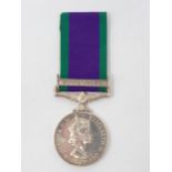 Campaign Service Medal with South Arabia Bar to 23835542 Corporal M.J. Paterson, Royal Sussex