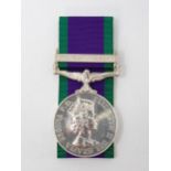 Campaign Service Medal with South Arabia Bar to 23845577 Lance Corporal B. Norton, Lancashire