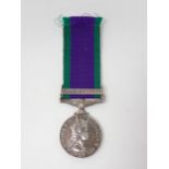 Campaign Service Medal with South Arabia Bar to 24065867 Private J. Goodman, Loyals, 'B' Company
