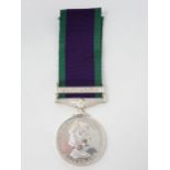 Campaign Service Medal with South Arabia Bar to 23743090 Private J. Walsh, Royal Pioneer Corps