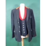 A Border Counties Otter Hounds Uniform with all engraved buttons present on Coat and Waistcoat