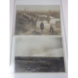 Twelve WW1 British Official Photographs of the Western Front with Official Stamps to reveres