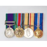 Four: 25032514 Corporal A.P. Chalmers. Campaign Service Medal with Northern Ireland bar; UN '