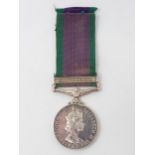 Campaign Service Medal with South Arabia Bar to 23673779 Lance Corporal J. Woodward, Royal Engineers