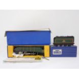 Hornby Dublo L11 'Mallard' Locomotive, boxed. Mazac wheel version in mint condition showing no signs