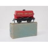 Hornby Dublo early Royal Daylight Tanker, nr mint, boxed. Tanker has slight mottling to top of