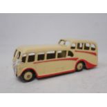 Dinky Toys No.280 Observation Coach, cream with red flash and cream hubs. Mint condition, ideal