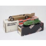 A boxed Western Models WMS 15 1929 Golden Arrow and a boxed WMS 38 MG EX135 Record Car
