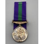 General Service Medal with Arabian Peninsula Clasp to Flight Lieutenant J.G. Watling, RAF