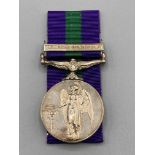 General Service Medal with Arabian Peninsula Clasp to 23682976 Fusilier I. Fermoyle, Royal