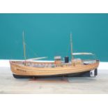 A well constructed scale Model of a wooden of Admiralty MFV No.1174, 'Elizabeth' carvel built