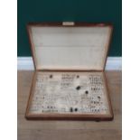 A pine Entomology Cabinet containing a well curated collection of Coleoptera from the Loire