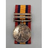 Queen's South Africa Medal with Orange Free State and Cape Colony clasps to 5011 Pte. S. Cairney,