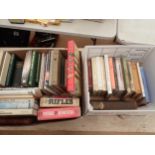 Two boxes of Books relating to Shooting and Guns including 'Mauser Rifles and Pistols',