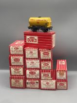 Fifteen Hornby Dublo 2-rail Wagons, boxed, Nr Mint-Mint, mostly unused to include United Glass