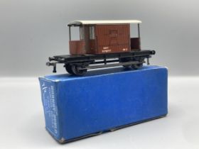 Hornby Dublo D1 N.E. Goods Brake Van, superb example in mint condition, box superb condition with
