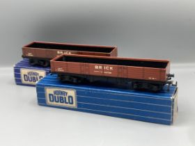 Hornby Dublo rare late production D1 High Capacity Wagon with plastic wheels, mint and unused,