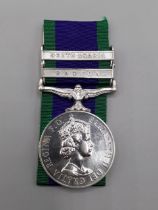 Campaign Service Medal with 'South Arabia' and 'Radfan' Clasps to 23965613 Pte. J.A. Hatch, 1st