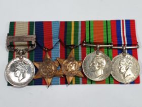 Five; India General Service Medal with 'North West Frontier 1936-37' Clasp, 1939-45 Clasp, Pacific