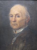 GEORGE FREDERICK WATTS OM RA (1817-1904). Portrait of William Ewart Gladstone (1809-1898), quarter-