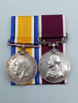 Two; British War Medal and Army Long Service Medal GV to 6275 Lance Corporal Charles Girgan, 2nd