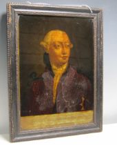 AFTER THOMAS FRYE (1710-1762) 'His sacred Majesty, George 111, King of England', varnished