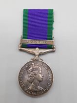 Campaign Service Medal with 'Radfan' Clasp to 23785308 Trooper G. Wild, 5th Battalion Royal Tank