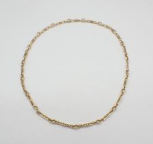 *****WITHDRAWN***** A 9ct gold fancy link chain Necklace, 50cms long, approx 23.9gms