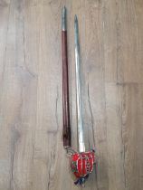 An 1828 Pattern basket hilted Scottish Officer's Sword by Wilkinson's, Pall Mall No.56542. Al;l in