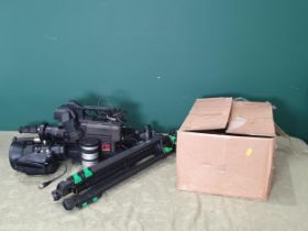 A Panasonic F-10 CCD Video Camera, a Fuji Lens, a Canon TV zoom lens, tripods and accessories