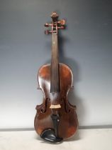 A Hopf full size German trade Violin in case