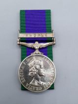 Campaign Service Medal with 'Radfan' Clasp to 23675800 Pte. R. Richards, Parachute Regiment