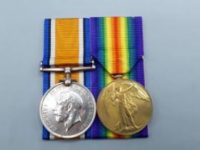 Pair; British War and Victory Medals to 522477 Pte. George S. White, 10th Battalion Argyll and