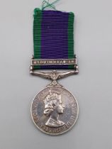 Campaign Service Medal with 'South Arabia' Clasp to 053289 Able Seaman A.A. Blyton, Royal Navy