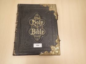 The Holy Bible, Rev. John Eadie Family Bible, The National Comprehensive Family Bible, coloured