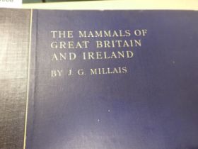 J.G. MILLAIS, The Mammals of Great Britain and Ireland, in three volumes, illustrated coloured