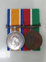 Two; British War Medal and Mercantile Marine Medal to William Madee. Killed in action 17th March