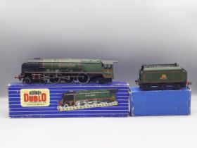 Rare Hornby Dublo L12 'Duchess of Montrose' Locomotive with late style box, mint boxed. Locomotive