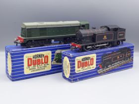 Hornby Dublo L30 Bo-Bo diesel Locomotive and EDL17 0-6-2T Locomotive, Nr Mint boxed. Bo-Bo has