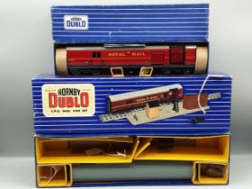 Hornby Dublo TPO Set with D1 Mail Van, mint boxed with all packing. TPO Set in mint condition with