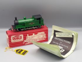 Hornby Dublo 2207 green 0-6-T Locomotive, unused boxed with literature. Locomotive shows no signs of