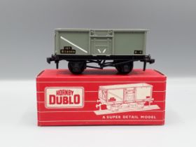 Rare Hornby Dublo 4655 open gear Mineral Wagon, unused boxed. This is the late production grey