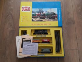 Hornby Dublo 2016 Goods Train Set, locomotive in mint condition, wagons near mint to mint. Box