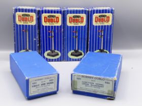 Hornby Dublo 6x electric semaphone Signals, Ex-mint, boxed. Signals comprising 1x ED1 Home, 3x ED2