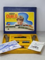 A Hornby Dublo late EDG16 Goods Set. Locomotive and wagons in mint condition, box in Ex-plus