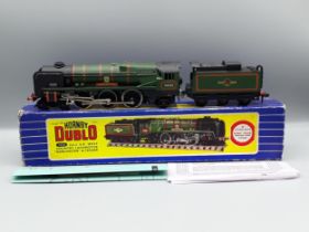 Hornby Dublo 'Dorchester' Locomotive, mint boxed. Locomotive and tender in mint condition, has