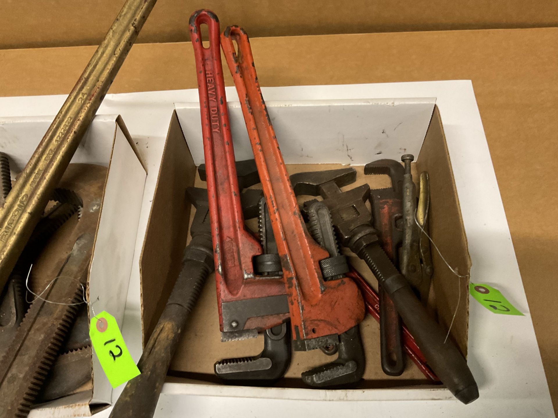 assortment of pipe wrenches from 10-24” length ` - Image 3 of 5