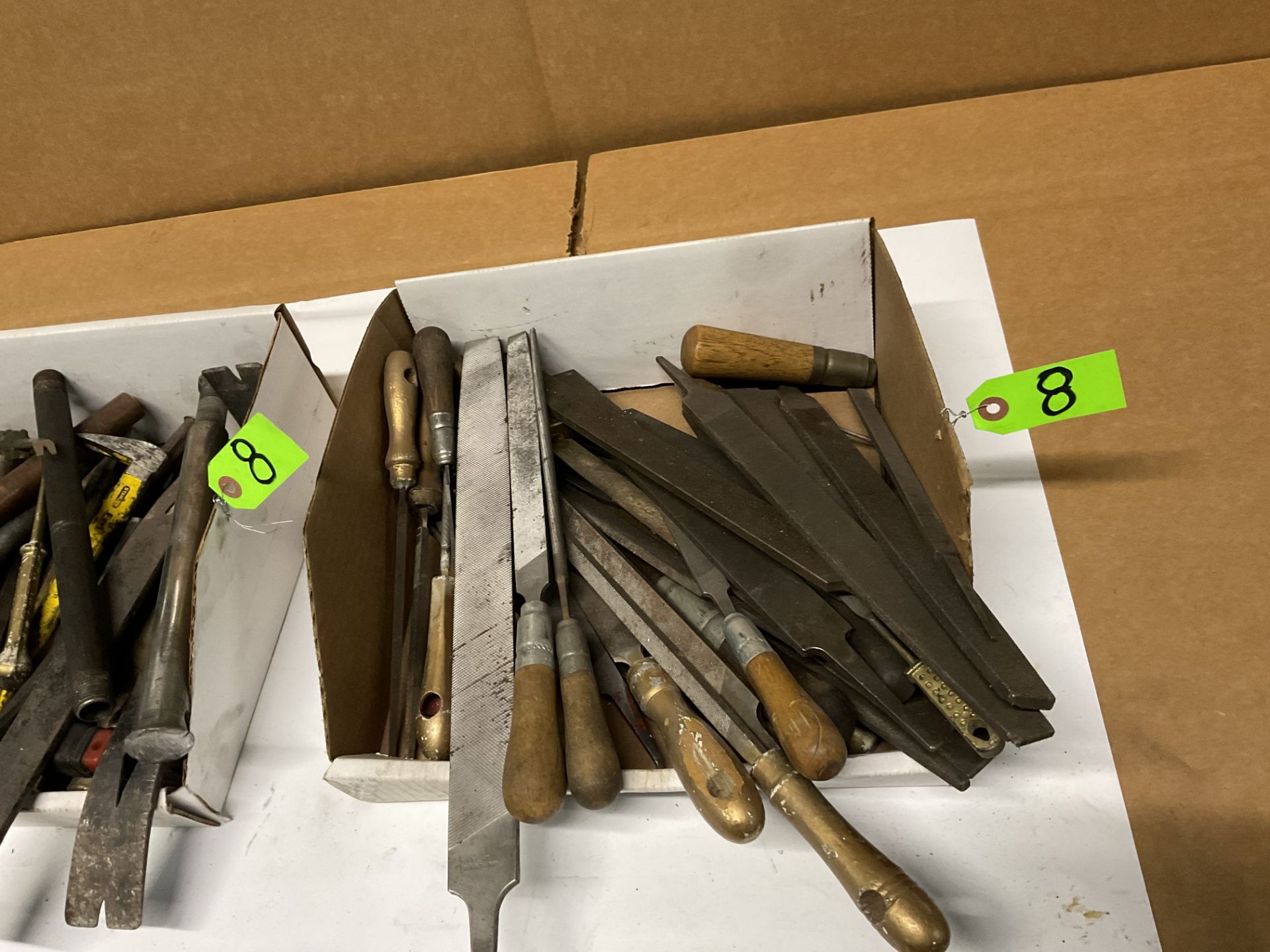 Large assortment of pry bars/ breaker bars/ files /chisels - Image 2 of 6